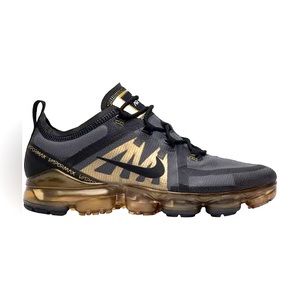 NWB Nike Air VaporMax 2019 - Size Men 8 Black Metallic Gold